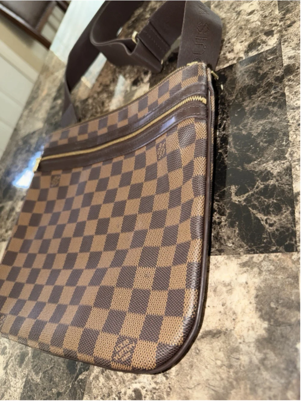 Louis Vuitton Bosphore Pochette Damier Brown